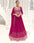 Elegant Real Georgette Embroidery Work Gown with Matching Dupatta for Women