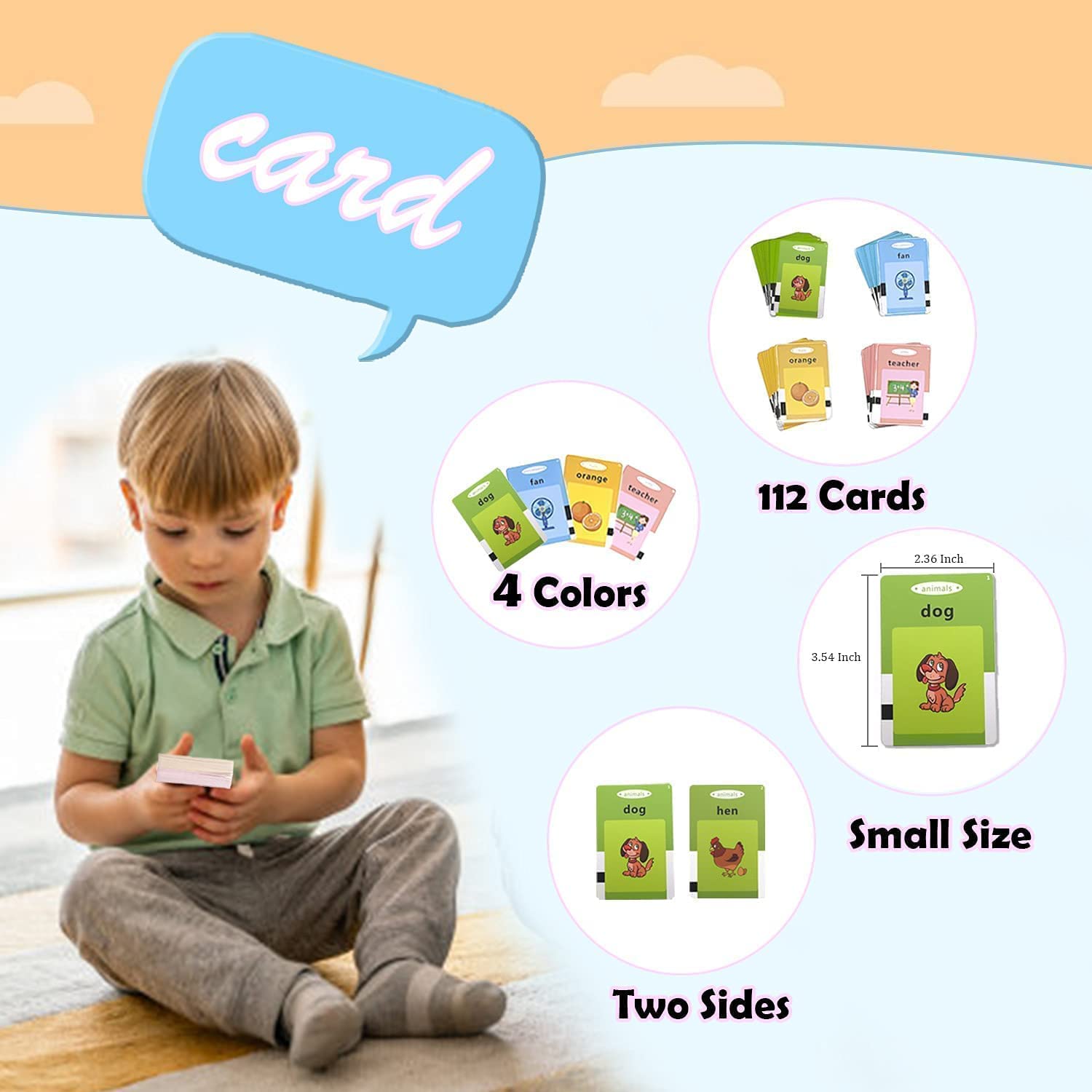 Toddlers' Rechargeable Storio Educational Talking Flash Cards