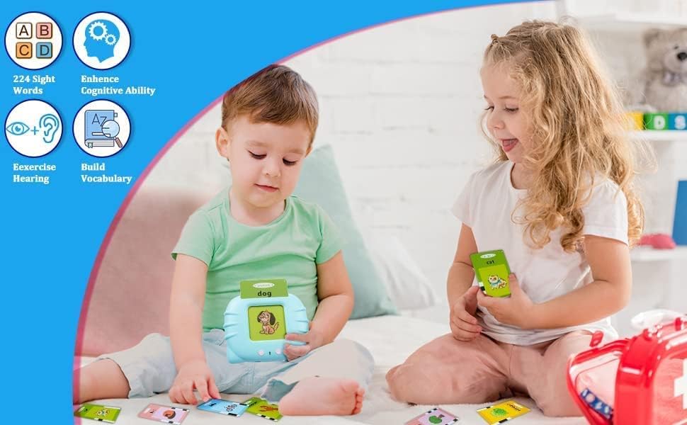 Toddlers' Rechargeable Storio Educational Talking Flash Cards