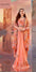 Dark Salmon Georgette Handwork Indo Western Set