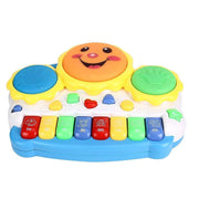 Musical Drum Keyboard Toy with Lights and Animal Sounds