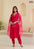 Fancy Viscose Handwork Straight-Style Kurti Set with Printed Dupatta