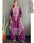 Cotton Embroidered Work Kurti Palazzo Set in Pink Plum