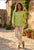 Festiwo Linen Cotton Co Ord Set for Women Frill Top Pant Summe Pista Outfit