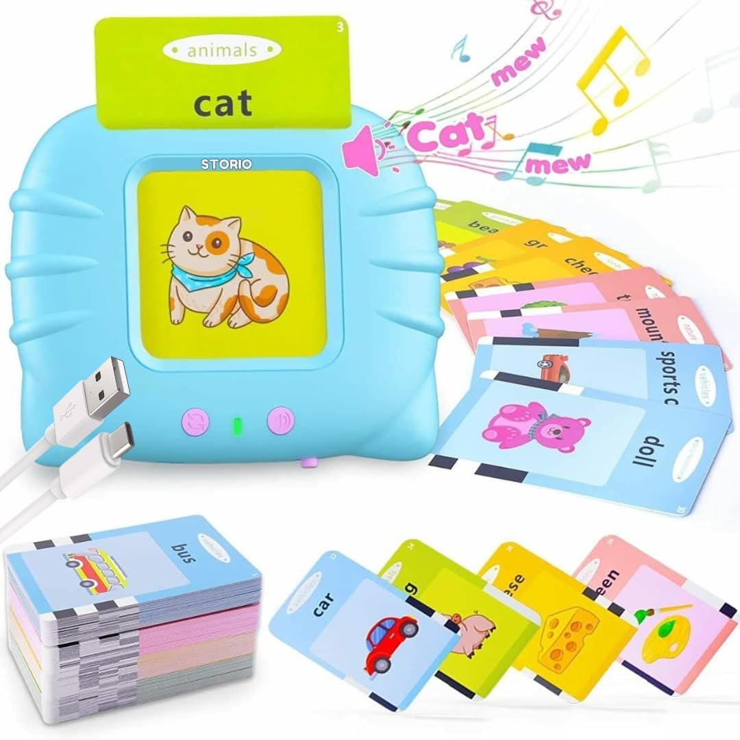 Toddlers' Rechargeable Storio Educational Talking Flash Cards