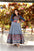 Designer Pashmina Silk Gown with Patola Foil Print Work and Potli Round Neck for Women