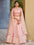 Blush Pink Georgette Lehenga Choli with Sequin Work and Soft Net Dupatta