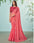 Party Wear Barbarie Chiffon Saree with Exquisite Cord Embroidery and Sequence Work for Women