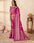 Party Wear Deep Pink Woven Gaji Silk Designer Saree with Digital Prints and Sequence Work Blouse