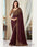 Elegant Embroidered Milona Silk Saree with Contrast Blouse