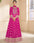 Elegant Real Georgette Anarkali Gown with Heavy Embroidery and Matching Dupatta for Special Occasions