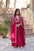 Festiwo Designer Maroon Embroidered Gown for Festival & Wedding Wear