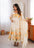 Festiwo Black Floral Printed Organza Silk Anarkali Suit Set with Dupatta & Pant
