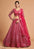 Hot Pink Soft Net Sequins Lehenga Set with Thread and Multi Sequins Embroidery