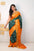 Pure Bandhej Silk Saree with Zari Weaving Border and Contrast Bandhej Pallu