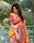 Traditional Kanjivaram Blended Bandhej Silk Saree with Rich Pallu