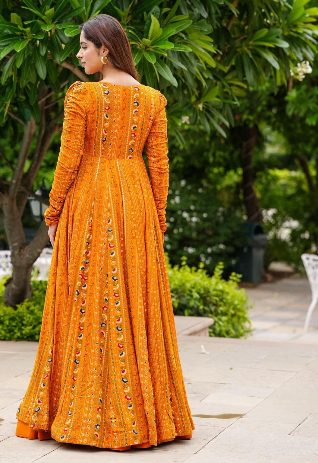 burnt orange bohemian dress Peacock Primrose Boho 70s Smock Dress Burnt Orange