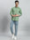 Basil Green Slim Fit Cotton Formal Shirt