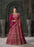 Majestic Georgette Bridal Lehenga Choli Set in Deep Pink