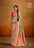 Elegant Light Green Floral Print Banarasi Silk Saree for Women