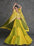 Western Wear Yellow Real Georgette Mirror Work Lehenga Set