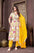 Event Wear Off White Rayon Floral Printed Alia Cut Kurti Set