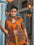 Navratri Wear Multicolor Lehenga Choli with Dark Orange Jacket