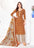 Women's Printed Cotton Readymade Straight Kurti Set