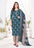 Women's Printed Cotton Readymade Straight Kurti Set