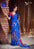 Fancy Kumkum Karagiri Berry Blue Brasso Silk Saree