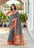 Beautiful Raw Silk Printed Saree with Contrast Border