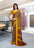 Premium Italian Crepe Pleated Saree with Blouse Piece