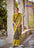 Slub Linen Digital Print Saree with Contrast Border