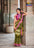 Women's Mal Mal Cotton Shibori Print Saree