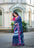 Women's Mal Mal Cotton Shibori Print Saree