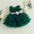 Baby Girls Designer Frill Frock with Sequins Belt