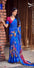 Traditional Indian Satin Border Linen Jute Brasso Saree