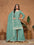 Party Wear Embroidered Chinon Pakistani Style Suit