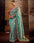 Attractive Sky Blue Silk Saree with Intricate Embroidery Work