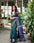 Teal And Dark Blue Soft Banarasi Lichi Silk Saree with Exclusive Jacquard Work Blouse