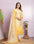 Beautiful Light Yellow Printed Modal Silk Straight Kurti Set