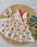 Stunning Red Heart-Embroidered Off-White Cotton Baby Frock