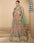 Wedding Wear Digital Printed and Embroidered Georgette Gown